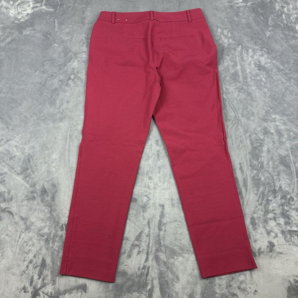 WHBM White House Black Market The Slim Ankle Pants Size 4 Pink Trousers Work - Picture 2 of 13